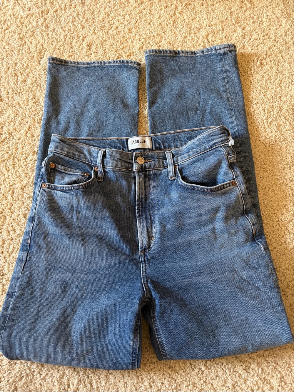 Agolde vintage high rise 27 Medium Blue jeans
